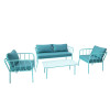 New Modern Design Garden Furniture Outdoor Sofa Outdoor Garden Furniture Luxury  Sofa Set 4 Pieces