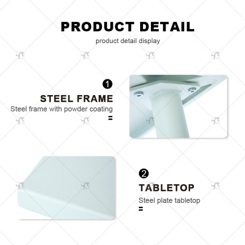 Modern Design steel Frame Outdoor Baclony Furniture Set Restaurant Garden Furniture Coffee Table Garden Coffee Table