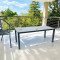 Hot Sell Outdoor Aluminum Furniture Restaurant Dining Table Furniture for Garden or Patio Modern Garden Furniture diningTable