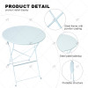 Modern Design steel Frame Outdoor Baclony Furniture Set Restaurant Garden Furniture Coffee Table Garden Coffee Table