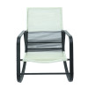 Hot-selling all-weather iron tube rattan rocking chair