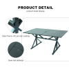 Outdoor Furniture Patio Garden Furniture Dining Table Square Backyard Bistro Table for Deck Backyard Lawn Garden