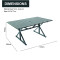 Outdoor Furniture Patio Garden Furniture Dining Table Square Backyard Bistro Table for Deck Backyard Lawn Garden