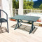 Outdoor Furniture Patio Garden Furniture Dining Table Square Backyard Bistro Table for Deck Backyard Lawn Garden
