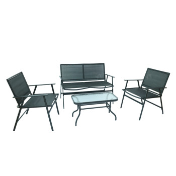 2x1 Teslin Popular Garden  4 Pieces Sofa Set Patio Sofa Sets Furniture Outdoor Furniture  Outdoor Patio Furniture Sofa Set