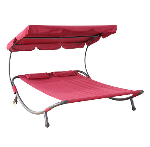 Outdoor Lounge Bed with Canopy and Garden Patio Balcony Backyard Terrace Sun Bed Sun Lounger Lounge Seating Day Bed
