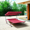 Outdoor Lounge Bed with Canopy and Garden Patio Balcony Backyard Terrace Sun Bed Sun Lounger Lounge Seating Day Bed