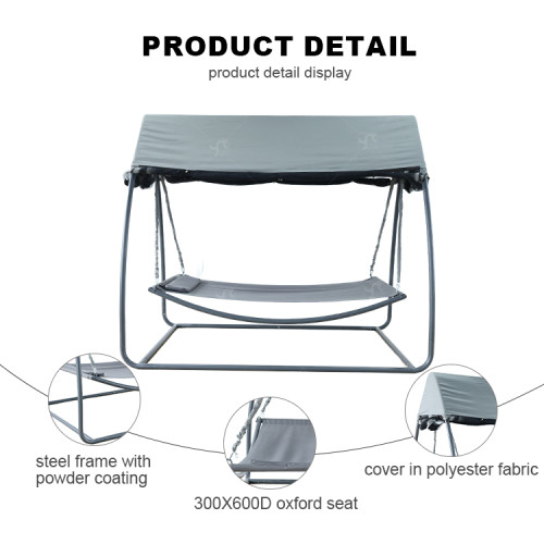 Hanging Swing Bed Outdoor Day Bed Hammock Hanging Stand Mosquito Net Cover Double Bed Patio Backyard for Outdoor Furniture Use