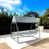 Hanging Swing Bed Outdoor Day Bed Hammock Hanging Stand Mosquito Net Cover Double Bed Patio Backyard for Outdoor Furniture Use