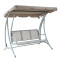 Modern Luxury 3-Seater Metal Hanging Swing Chair Canopy with Bali European Style for Outdoor Use Garden Furniture Swing Chair