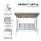 Modern Luxury 3-Seater Metal Hanging Swing Chair Canopy with Bali European Style for Outdoor Use Garden Furniture Swing Chair