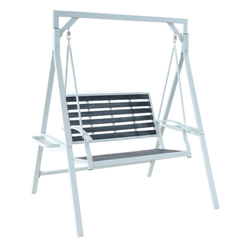 Outdoor High-Quality Courtyard Steel Hanging Bed Garden Multiple People Swing Chairs Outdoor Patio With Canopy Patio Swings