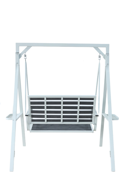 Outdoor High-Quality Courtyard Steel Hanging Bed Garden Multiple People Swing Chairs Outdoor Patio With Canopy Patio Swings