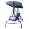 Outdoor 3-Seat Garden Swing Chair Patio Swings Multi-functional Swing Bed With Comfortable Cushion and Adjustable canopy