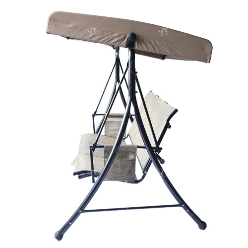 Modern Luxury 3-Seater Metal Hanging Swing Chair Canopy with Bali European Style for Outdoor Use Garden Furniture  Swing Chair