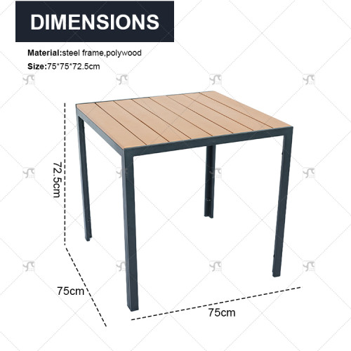 Modern Outdoor Rattan Patio Garden Steel Outdoor Furniture Garden Dining Sets Rattan Dining Chair Dining Table Set