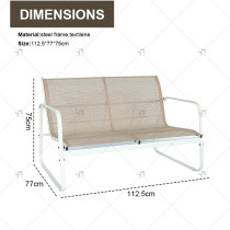 Teslin Popular Garden  4 Pieces Sofa Set Patio Sofa Sets Furniture Outdoor Furniture  Outdoor Patio Furniture Sofa Set