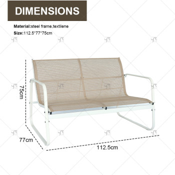 Teslin Popular Garden  4 Pieces Sofa Set Patio Sofa Sets Furniture Outdoor Furniture  Outdoor Patio Furniture Sofa Set