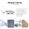 Modern Luxury Restaurant Furniture Aluminum Outdoor Furniture Garden Table and Chairs Outdoor Dining Set