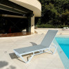 Aluminium Luxury Outdoor Garden Sun Loungers Pool Bed and Patio Cabana Furniture for Hotels Parks and Beach Daybeds Loungers