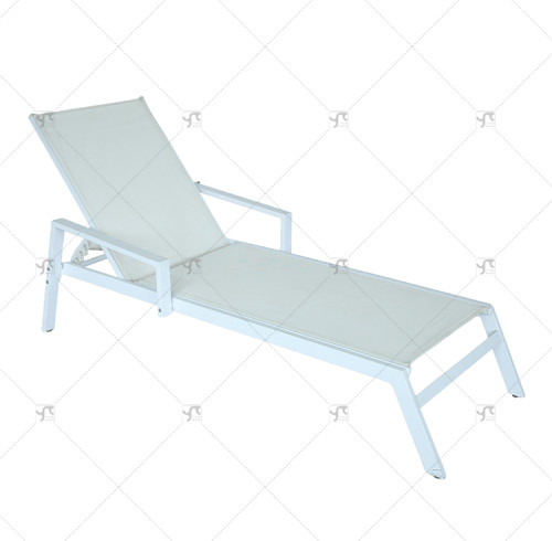 Aluminium Outdoor Patio Swimming Pool Sun Sunbed Sun Lounge Poolside Loungers Furniture for Luxury Hotels Resorts Restaurants