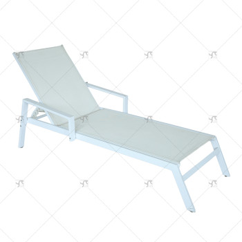 Aluminium Outdoor Patio Swimming Pool Sun Sunbed Sun Lounge Poolside Loungers Furniture for Luxury Hotels Resorts Restaurants