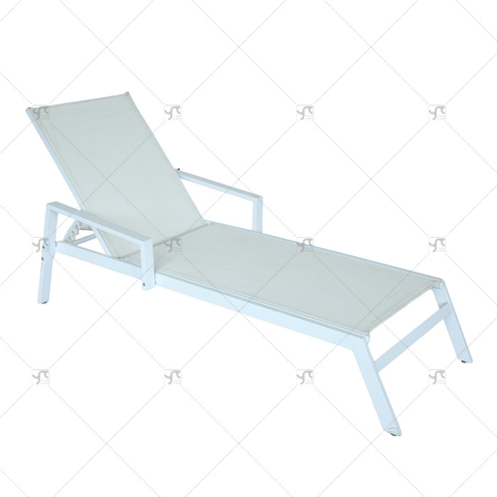 Aluminium Outdoor Patio Swimming Pool Sun Sunbed Sun Lounge Poolside Loungers Furniture for Luxury Hotels Resorts Restaurants