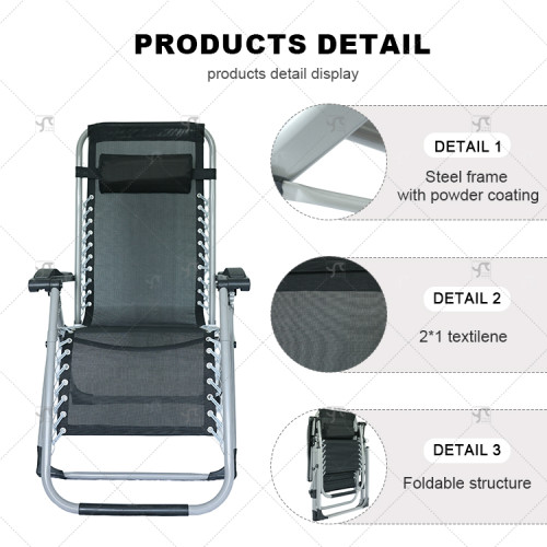 Modern Recliner Folding Lunch Break Chair Portable Summer Nap Home Backrest Balcony Leisure Lazy Outdoor Camping Furniture