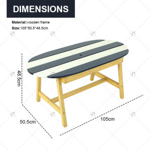 Hot Selling Wooden Outdoor Dining Tables and Chairs Kids Garden Chaise Lounger Chair Bench Table Set with Umbrella for Children