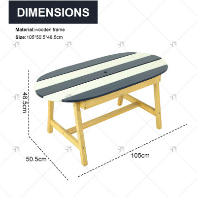 Hot Selling Wooden Outdoor Dining Tables and Chairs Kids Garden Chaise Lounger Chair Bench Table Set with Umbrella for Children