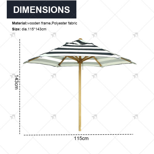 Hot Selling Wooden Outdoor Dining Tables and Chairs Kids Garden Chaise Lounger Chair Bench Table Set with Umbrella for Children