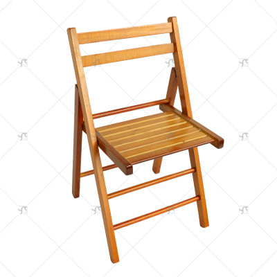 Durable Wooden Folding Chair Portable Reinforced Frame Indoor/Outdoor Camping Chair Modern Design for Home Office Living Room