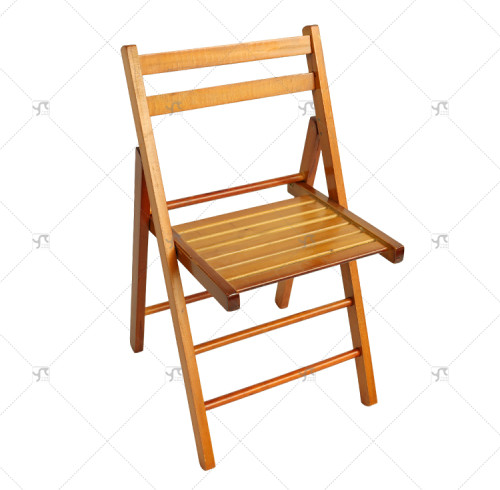 Durable Wooden Folding Chair Portable Reinforced Frame Indoor/Outdoor Camping Chair Modern Design for Home Office Living Room