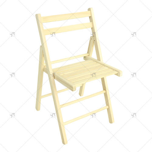 Durable Wooden Folding Chair Portable Reinforced Frame Indoor/Outdoor Camping Chair Modern Design for Home Office Living Room