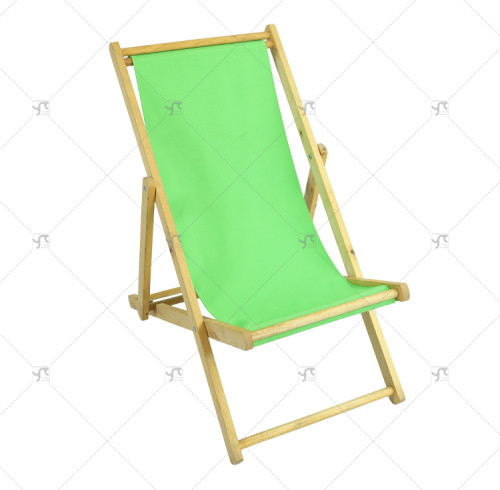 Outdoor Furniture Wooden Outdoor Lounge Chair Foldable Durable Oxford Fabric Light Weight for Balcony Garden Park or Beach