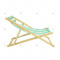 Outdoor Garden Lawn Yard Pool Party Chair with Headrest Portable Pine Wood Folding Beach Chair with Adjustable Backrest Angle