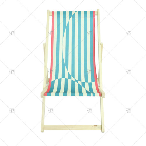 Outdoor Garden Lawn Yard Pool Party Chair with Headrest Portable Pine Wood Folding Beach Chair with Adjustable Backrest Angle