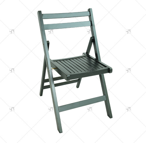 Hot-selling High-quality Outdoor Black Wooden Folding Chair, Suitable for Garden, Camping Picnics, Restaurant Party Activities