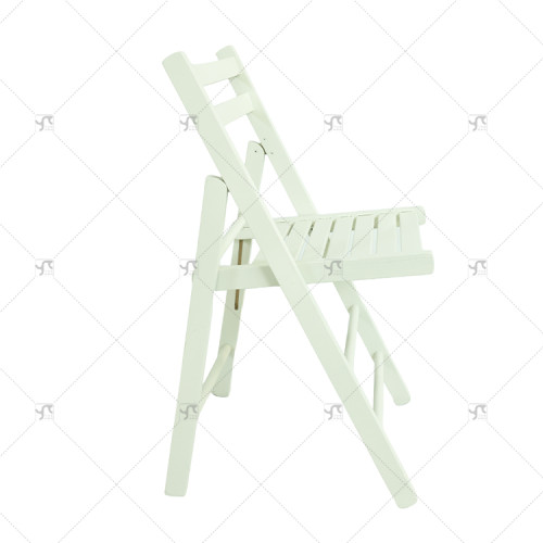 Outdoor Furniture Best Quality Wooden Foldable White Chair Portable Outdoor Garden Party Folding Chairs for Events Rental