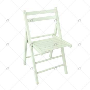 Outdoor Furniture Best Quality Wooden Foldable White Chair Portable Outdoor Garden Party Folding Chairs for Events Rental
