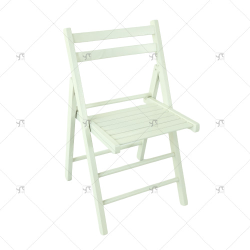 Outdoor Furniture Best Quality Wooden Foldable White Chair Portable Outdoor Garden Party Folding Chairs for Events Rental