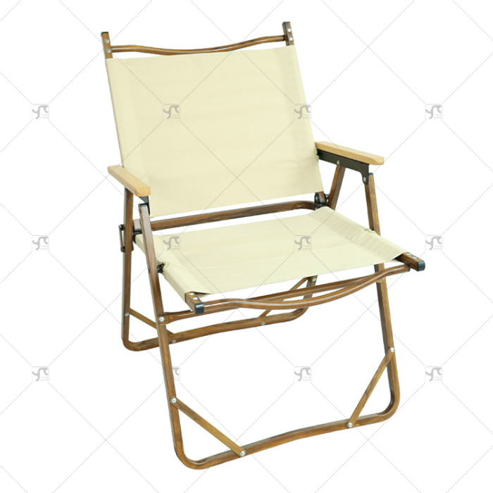 Outdoor Simple Ultra-light Portable Oxford Cloth Folding Chair with Armrests Suitable for Outdoor Picnics Fishing and Camping