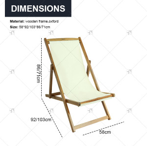 High Quality Comfortable Hot Selling Furniture Outdoor Wood Fabric Courtyard Park Garden Fishing Folding Beach Camping Chair