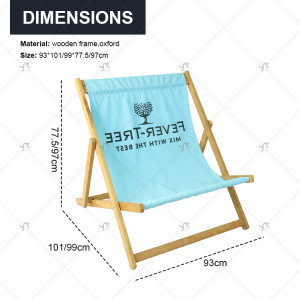 Camping Garden Chairs Outdoor Fashion Outdoor Beach Chair Wooden Adjustable Beach Outdoor Furniture Folding Outdoor Picnic chair