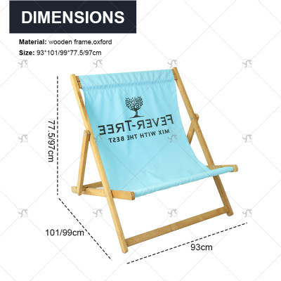 Camping Garden Chairs Outdoor Fashion Outdoor Beach Chair Wooden Adjustable Beach Outdoor Furniture Folding Outdoor Picnic chair