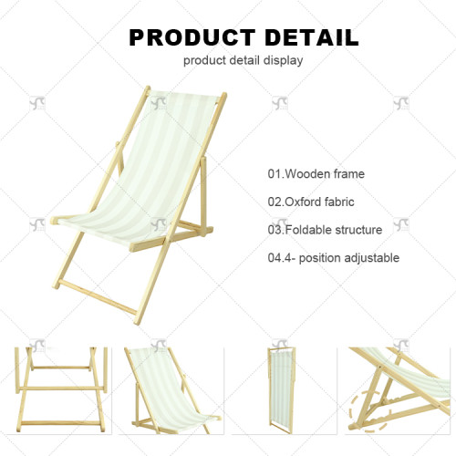 Best-selling Comfortable Hot Selling Furniture Outdoor Wood Fabric Courtyard Garden Park Beach Camping Fishing Folding Chair