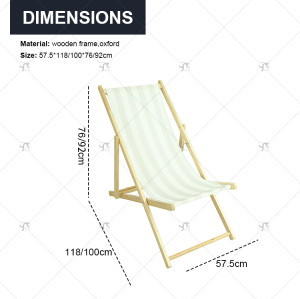 Best-selling Comfortable Hot Selling Furniture Outdoor Wood Fabric Courtyard Garden Park Beach Camping Fishing Folding Chair