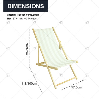 Best-selling Comfortable Hot Selling Furniture Outdoor Wood Fabric Courtyard Garden Park Beach Camping Fishing Folding Chair