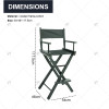 Hot New Director Folding Black Chair Portable Solid Wood Folding Outdoor Leisure Chair Makeup Outdoor Sketching Chair Wholesale