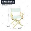 Director Chair Hiking Camping Beech Wood Lightweight Foldable Luxury Customized Portable Folding Foldable Beach Fishing Oxford
